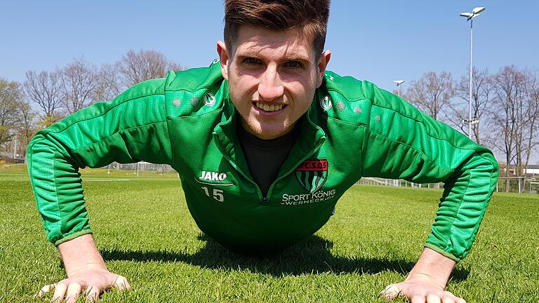 Hat für weitere zwei Jahre beim FC 05 Schweinfurt verlängert: Mittelfeldspieler Kevin Fery. Hat für weitere zwei Jahre beim FC 05 Schweinfurt verlängert: Mittelfeldspieler Kevin Fery.