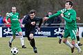 Paul Karle (vorne, hier auf einem Archivfoto mit Tobias Zöllner vom SV Fortuna Regensburg) wird beim Auswärtsspiel des TSV Karlburg in Neudrossenfeld ins Aufgebot zurückkehren.
