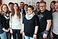 Neue Vorstandsriege bei der Musikkapelle Oberstreu: im Bild (von links) der stellvertretende Bürgermeister Michael Türk, Schriftführerin Christine Beck, Kassiererin Annabel Großmann, Jugendvertreterin Leoni Großmann, der langjährige Vorsitzende Anton Pfister, die neue Vorsitzende Sandra Schubert, Kassiererin Svenja Gottwalt, der bisherige Kassier Christian Schmitt, der Beisitzer der Passiven, Georg Smolorz, die stellvertretende Vorsitzende Kerstin Ledermann und Emil Bieber, Beisitzer der Aktiven.