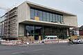 Das Mainfranken Theater Würzburg wird zurzeit saniert und umgebaut. Im Bild der neue Vorbau.