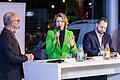 In der Wahlarena des BDS im Schweinfurter Autohaus Löffler stellten sich unter anderem die CSU-Abgeordnete Anja Weisgerber sowie der SPD-Abgeordnete Markus Hümpfer (rechts) den Fragen von Moderator Jürgen Haug-Peichl.