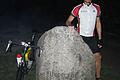 Am Ziel: Gernot Hüsam beendete seine 498 Kilometer lange Radtour in Westervesede. Danach erkundete er noch Norddeutschland und die Vogesen mit dem Rad.
