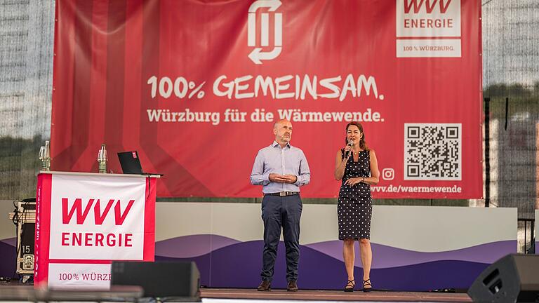 Die beiden Vorstände der Stadtwerke Würzburg AG, Dörte Schulte-Derne und Armin Lewetz, erläuterten den aktuellen Stand der Wärmewende in Würzburg. Die beiden Vorstände der Stadtwerke Würzburg AG, Dörte Schulte-Derne und Armin Lewetz, erläuterten den aktuellen Stand der Wärmewende in Würzburg.