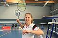 Die Veitshöchheimer Badmintonspielerin Brid Stepper, hier auf einem Archivbild aus ihrer Zeit beim TV Marktheidenfeld, wurde in Cloppenburg deutsche Einzelmeisterin.