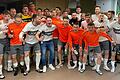 Der 1. FC Geesdorf ist Meister in der Landesliga Nordwest 2021/22. Die Mannschaft um Spielertrainer Jannik Feidel belegt in der Aufstiegsrunde der besten neun Mannschaften den ersten Platz.