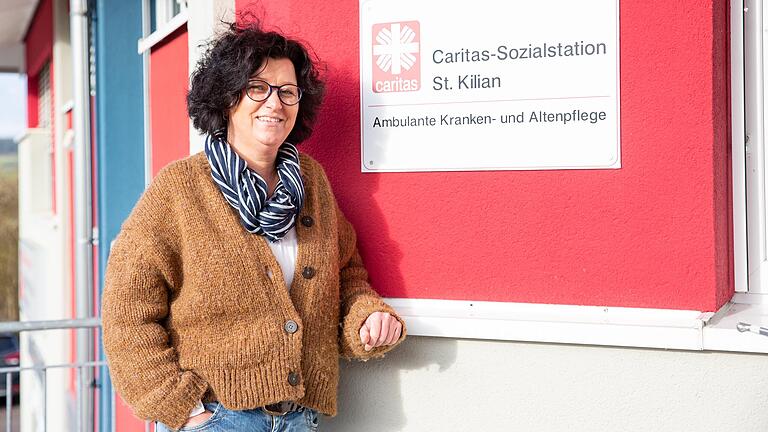 Leiterin der Caritas-Sozialstation St. Kilian ist Ulli Feder. Leiterin der Caritas-Sozialstation St. Kilian ist Ulli Feder.