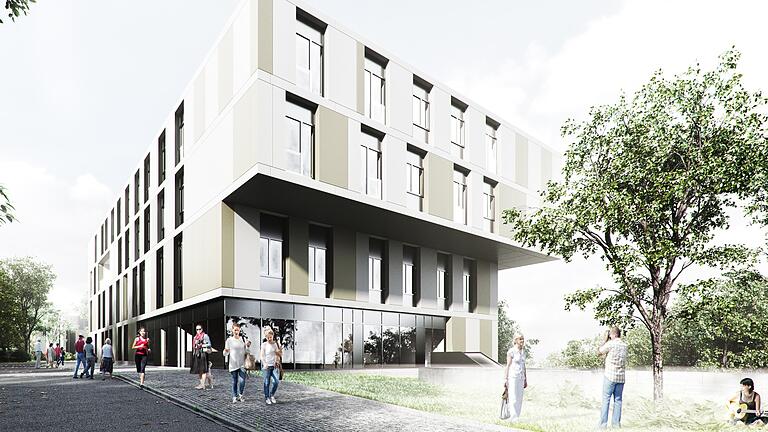 So soll die neue Klinik für Strahlentherapie aussehen. So soll die neue Klinik für Strahlentherapie aussehen.