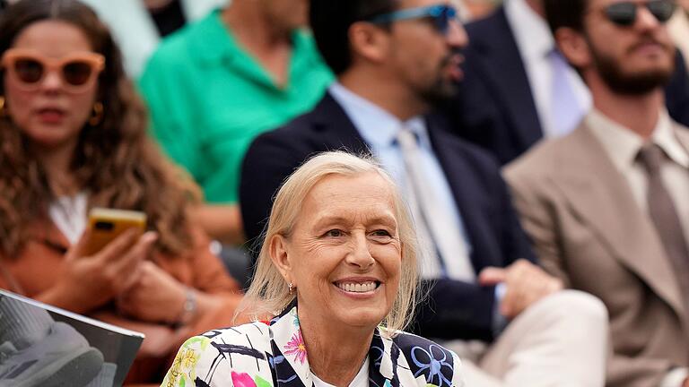 Martina Navratilova       -  Kritisiert die Vergabe der WTA-Finals nach Saudi-Arabien: Martina Navratilova