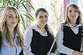 Gaben der Matinee den musikalischen Rahmen: (v. li.) Xenia H. (Gesang), Vera Bub (Querflöte) und Julia Müller (Klarinette).