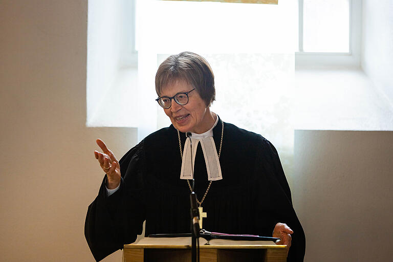 Regionalbischöfin Gisela Bornowski ging in ihrer Festpredigt besonders auf die Bedeutung der Ökumene ein. Regionalbischöfin Gisela Bornowski ging in ihrer Festpredigt besonders auf die Bedeutung der Ökumene ein.