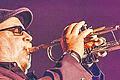 Ausdrucksstark: Randy Brecker in Würzburg.