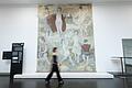Freilegung Frühwerk Gerhard Richter       -  Das Wandgemälde &bdquo;Lebensfreude&rdquo; entstand 1956 und wurde 1979 überstrichen.