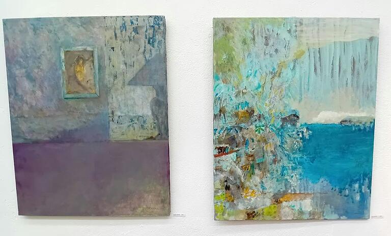 Interieur (links) und Bluda (rechts) von Helmut Nennmann Interieur (links) und Bluda (rechts) von Helmut Nennmann