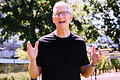 Apple-CEO Tim Cook stellt neues iPhone vor.jpeg       -  Der Konzern von Apple-CEO Tim Cook hat sich für ein Werbevideo entschuldigt.