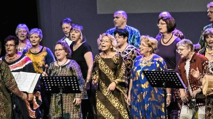 Zur Begrüßung sangen die Mitglieder des Würzburger Tansania-Chors Lieder in der tansanischen Landessprache Swahili. Zur Begrüßung sangen die Mitglieder des Würzburger Tansania-Chors Lieder in der tansanischen Landessprache Swahili.