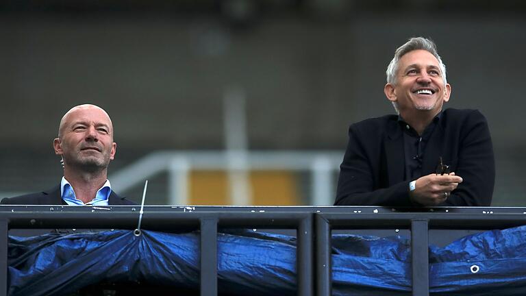 Alan Shearer und Gary Lineker - Alan Shearer (l) beschreibt seine Gefühlslage vor dem EM-Finale Englands gegen Spanien. Auch Gary Lineker drückt den Engländern die Daumen. Alan Shearer und Gary Lineker - Alan Shearer (l) beschreibt seine Gefühlslage vor dem EM-Finale Englands gegen Spanien. Auch Gary Lineker drückt den Engländern die Daumen.