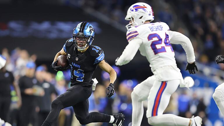 Detroit Lions - Buffalo Bills - Das starke Spiel von Amon-Ra St. Brown reichte nicht für einen Sieg der Detroit Lions. Detroit Lions - Buffalo Bills - Das starke Spiel von Amon-Ra St. Brown reichte nicht für einen Sieg der Detroit Lions.