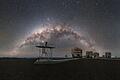 Paranal-Observatorium der ESO in Chile       -  Lichtverschmutzung bedroht die Arbeit des Observatoriums auf dem chilenischen Berg Cerro Paranal.