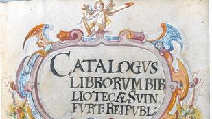Prachtvolles Wappen: Der Katalog der Kirchenbibliothek, 1624.