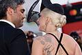 Lady Gaga mit ihrem Verlobten Michael Polansky       -  Lady Gaga hat eigenen Worten zufolge ihr &bdquo;fehlendes Stück&rdquo; in ihrem Verlobten gefunden.