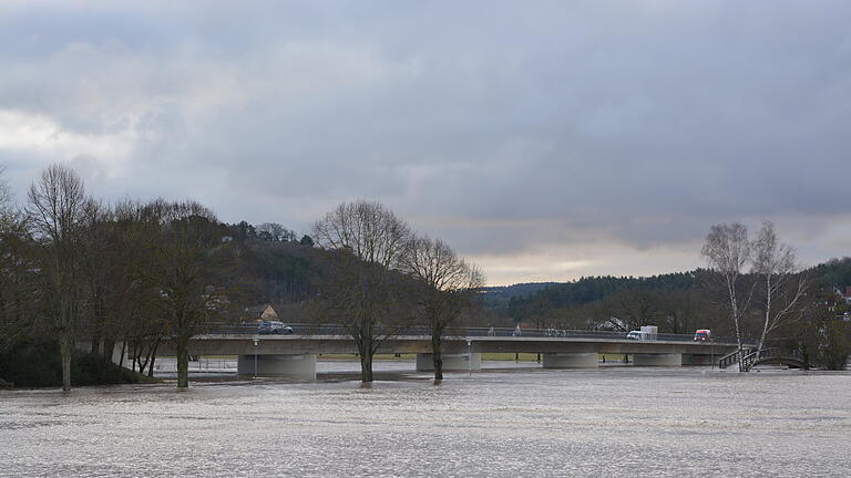 Hochwasser in Rhön-Grabfeld