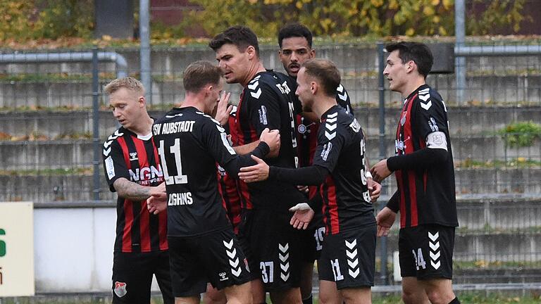 Können die Spieler des TSV Aubstadt im Heimspiel gegen Wacker Burghausen wieder Tore und Punkte bejubeln?