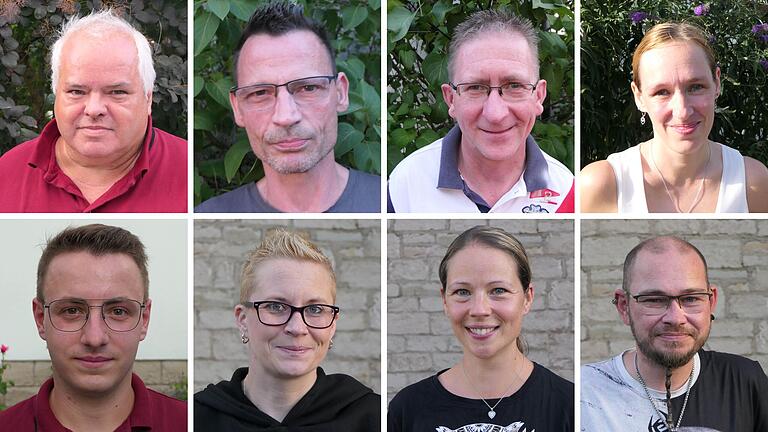 Haben sich zur Sicherheitsabgabe am Zeiler Weinfest geäußert: Oben von links: Ewald Göpfert, Heike Holldorf, Johannes Duscher, Natascha Baumann. Unten von links: Lars Oppermann, Nicole Klöting, Nicole Tschiggfrey, Sven Klöting Haben sich zur Sicherheitsabgabe am Zeiler Weinfest geäußert: Oben von links: Ewald Göpfert, Heike Holldorf, Johannes Duscher, Natascha Baumann. Unten von links: Lars Oppermann, Nicole Klöting, Nicole Tschiggfrey, Sven Klöting