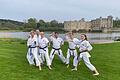 Die Teilnehmer des TSV Tauberbischofsheim beim Europa-Lehrgang des japanischen Karate-Verbands in England vLnR: Sabine Zipf, Schlatt, Simone Fochler, Christian Hühn, Moritz Mühlbauer, Pia Götzelmann.