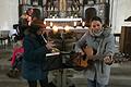Das musikalische Dreigestirn Heinrich Stier, Irene Blass und&nbsp; Angela Müller in der Kirche St. NIkolaus.