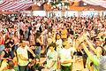 Der Stimmung im Kiliani-Festzelt tat das Verbot des Ballermann-Hits 'Leyla' am Tag nach der Verkündung keinen Abbruch.