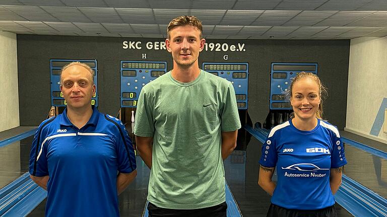 Das Podium von links nach rechts: Markus Lohmüller (Platz 2), Yannick Haaf (Clubmeister 2024), Nadine Malloy (Platz 3)
