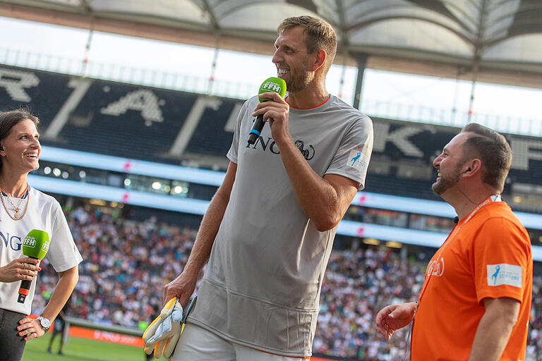 Wahre Größe: Dirk Nowitzki überragte in Frankfurt alles und jeden. Wahre Größe: Dirk Nowitzki überragte in Frankfurt alles und jeden.
