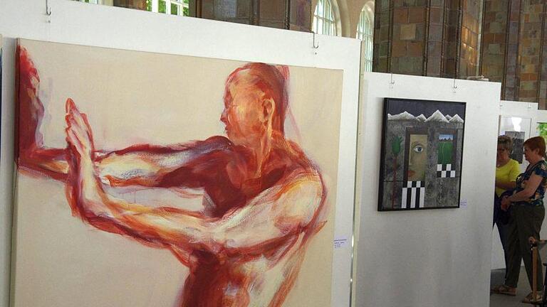 Elf Künstler der Arbeitsgemeinschaft Bildende Kunst Bad Kissingen (ART97688) präsentieren Gemälde, Foto-Collagen und Installationen, die sich auf unterschiedlichste Art mit dem Ausstellungs-Titel auseinandersetzen .Klaus Werner       -  Elf Künstler der Arbeitsgemeinschaft Bildende Kunst Bad Kissingen (ART97688) präsentieren Gemälde, Foto-Collagen und Installationen, die sich auf unterschiedlichste Art mit dem Ausstellungs-Titel auseinandersetzen .Klaus Werner
