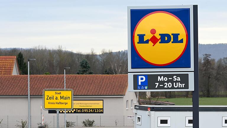 Die neue Lidl-Filiale in Zeil öffnet am 17. Februar direkt am Heigel-Kreisel an der westlichen Einfahrt der Stadt.