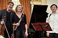 Eingespieltes Trio (von links): Nils Mönkemeyer, William Youn und Sabine Meyer       -  Eingespieltes Trio (von links): Nils Mönkemeyer, William Youn und Sabine Meyer