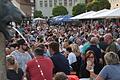 Das oftmals von tausenden Besuchern genossene gesellige Miteinander bei den Donnerstagskonzerten auf dem Marktplatz, wie auf unserem Foto aus dem Jahr 2019, wird es auch diesen Sommer noch nicht wieder geben.