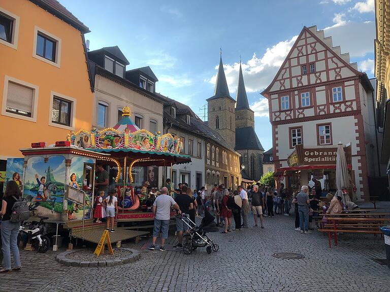 Auf dem Gerolzhöfer Weinfest wird auch für die kleinen Besucherinnen und Besucher etwas geboten.