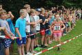 An der Laufstrecke wurden die teilnehmenden Kinder kräftig angefeuert.