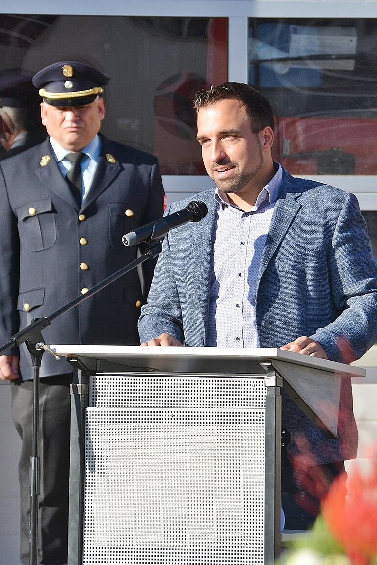 Bürgermeister Michael Werner stellte klar, dass die Stadt Bad Neustadt für ihre Feuerwehr da ist Bürgermeister Michael Werner stellte klar, dass die Stadt Bad Neustadt für ihre Feuerwehr da ist