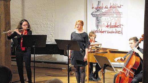 Kammermusik im Kloster: Sopranistin Amrei Wagenführer bot beim Konzert der Berufsfachschule für Musik im Kreiskulturzentrum eine wundervolle Arie aus Bachs Johannespassion.