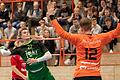 Eine Handballszene aus der Zeit vor Corona (SG DJK Rimpar II gegen TSV Lohr am 26. Oktober 2019): Der Verband will Ende Januar wieder mit dem Spielbetrieb starten. Ob das aber wirklich möglich sein wird und ob dann Zuschauer anwesend sein dürfen, ist derzeit noch völlig offen.