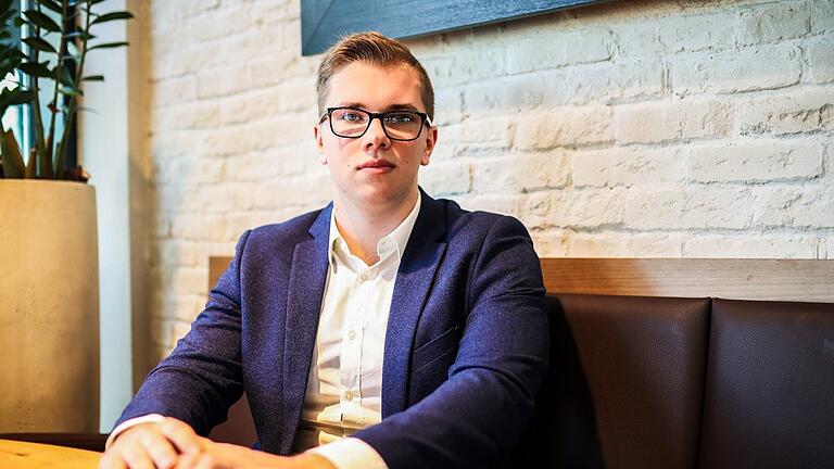 Daniel Halemba (22) aus Würzburg, neu im Landtag, gewählt über die Unterfranken-Liste