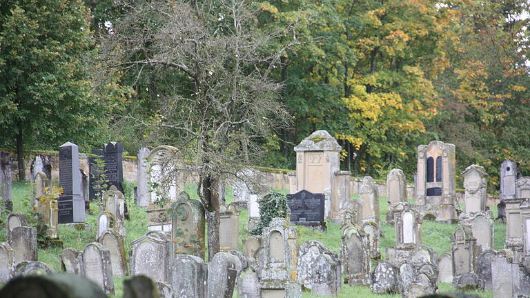 Auf dem jüdischen Friedhof von Gerolzhofen sind über 500 Grabsteine erhalten geblieben. Rund die Hälfte von diesen sind namentlich identifiziert.