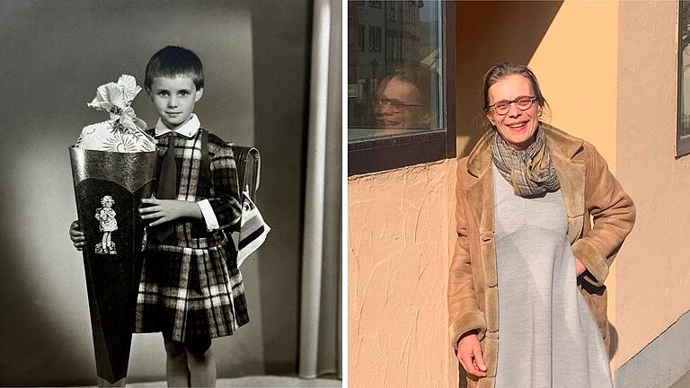 Künstlerin Mia Hochrein hatte sich bei ihrer Einschulung in Münnerstadt 1962 sehr über die Größe ihrer Schultüte gefreut – und wurde enttäuscht. Künstlerin Mia Hochrein hatte sich bei ihrer Einschulung in Münnerstadt 1962 sehr über die Größe ihrer Schultüte gefreut – und wurde enttäuscht.