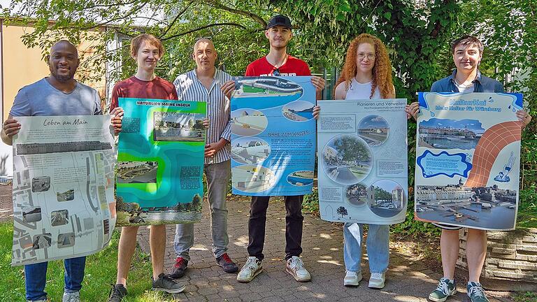 Studierende der THWS präsentierten ihre Entwürfe für Hochwasserschutzkonzepte in Würzburg.