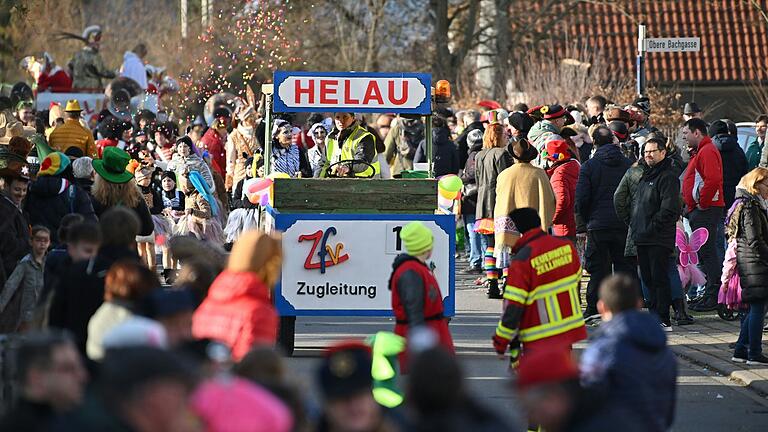 Der Fasenachtszug in Zellingen vor zwei Jahren. Der Fasenachtszug in Zellingen vor zwei Jahren.