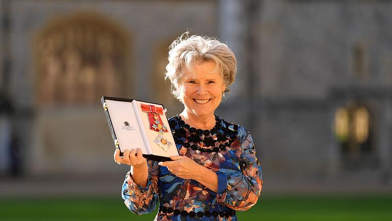 Ordensverleihung auf Schloss Windsor       -  Schauspielerin Imelda Staunton wurde auf Schloss Windsor geehrt.