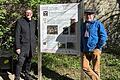 Auf dem Foto (von&nbsp; links): 2. Bürgermeister Martin  Heilig, Leiter Klima- und Umweltreferat, Klaus Wenger, AK Fledermaus im Naturwissenschaftlicher Verein Würzburg.