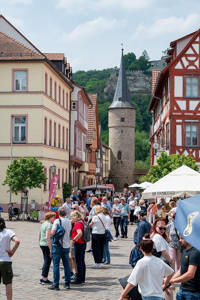 Maimarkt in Karlstadt unter dem Motto: „Karlstadt blüht auf“&nbsp;