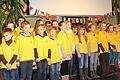 Der Grundschulchor der Nikolaus-Fey-Schle in Wiesentheid trug mit dem Lied 'We are the World' zum Neujahrsempfang von Schulen und Gemeinde in Wiesentheid bei.